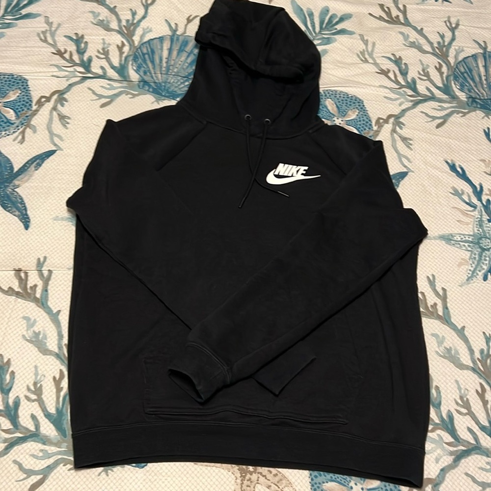 Black Nike hooded sweatshirt, Size Medium
